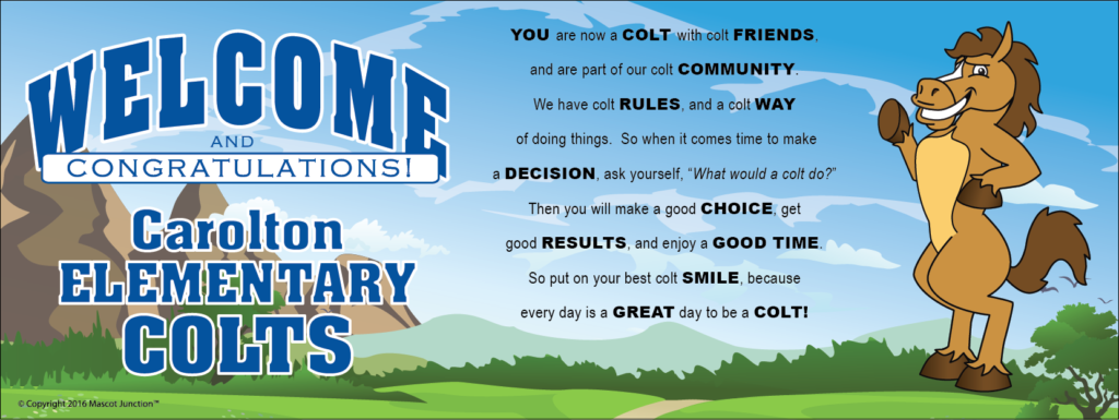 Welcome Banner Colts