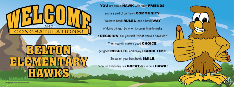 Hawk Banner PBIS poster